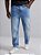 Calça Jeans Masculina Plus Size Lavagem Clara Com Elastano - Imagem 1