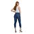 Calça Jeans Feminina Cropped Com Barra Virada Cintura Alta e Elastano - Imagem 2