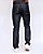 Calça Jeans Masculina Skinny Escura Com Bolso Celular - Imagem 1