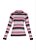 Suéter de tricô gola alta Listrado Rosa - Imagem 10