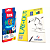 Kit Lápis de Cor Bicolor Tris Mega Soft Color 24 Cores + Papel Lay-Out Canson A4 50fls - Imagem 1