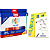 Kit Lápis de Cor Bicolor Tris Mega Soft Color 60 Cores + Papel Lay-Out Canson A4 50fls - Imagem 1