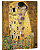 Caderno Paperblanks The Kiss Midi Capa Dura Pautado - Imagem 1