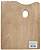 Paleta Madeira Keramik Retangular 25x30x0,3cm - Imagem 1