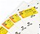 Baohong Pacote de 10fls 300g 38x56 Aquarela Academy Textura Fina - Imagem 1