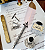 Kit de Caligrafia Artístico Completo Pena Rosa + Tinta Japonesa Ink Pilot 30ml Black - Imagem 2