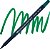 Caneta Aquarelável Caran d'Ache Fibralo Brush - 460 Verde Escuro - Imagem 3