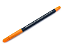Caneta Aquarelável Caran d'Ache Fibralo Brush - 030 Laranja - Imagem 2