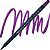 Caneta Aquarelável Caran d'Ache Fibralo Brush - 110 Violeta - Imagem 3