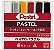 Giz Pastel Seco Pentel Set A - 6 Cores - Imagem 1