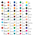 Marcador Marvy Uchida Cartoon Designer 1900B - Azul Claro 10 - Imagem 3