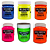 Kit 12x Tinta Acrílica Fluorescente Decorfix Fluo Corfix 250ml - 6 Cores - Imagem 1