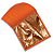 Folha de Cobre Imitação Para Douração e Restauro 14x14cm 50 Folhas - Imagem 1