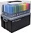 Caneta Marcador Tombow Marker Case 108 Cores Ponta Dupla Brush Pincel - PROFISSIONAL - Imagem 1