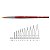 Pincel Tintoretto 725 10 Sintetico Profissional - Redondo Tank Longo - Imagem 2