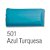 Massa de Modelar Plastilina Acrilex 500g - Azul Turquesa (501) - Imagem 2