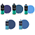 Kit 5x Tinta Spray Nou - Tons Azul 2 - Imagem 1