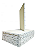 10x Tela Escolar Algodao 20x20 - grampeada na lateral - Imagem 1