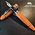 Caneta Tinteiro de Metal Pesada Jinhao +conversor - Cor Laranja - Imagem 1