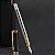 Caneta Tinteiro de Metal Elegante 798 +conversor - Cor Preta com Dourado - Imagem 2
