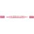 Marcador Multisuperfície MultiMark Ponta dupla 1,0mm e 3,0mm Faber-Castell - Rosa - Imagem 2