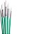 KIT PINCEL HIMI GUACHE VERDE C/5 BSC332 - Imagem 1