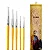 Kit de Pincéis Amarelo Himi para Guache - 5 Unidades - Imagem 1