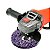 Disco De Limpeza Flap Polidor Removedor Verniz Tinta Fundos 115x22mm - Imagem 4