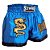 Shorts Muay Thai Azul com Preto - Strike - Imagem 1