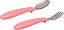 Kit Talheres Bubazoo Rosa Aço Inox - Buba - Imagem 3