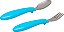 Kit Talheres Bubazoo Azul Aço Inox - Buba - Imagem 3