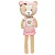 Ursinho Soft Cookie Rosa - Buba - Imagem 1