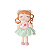 Boneca Metoo Mini Angela Candy School Lollipop - Imagem 1