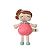 Boneca Metoo Mini Angela Frutas - Moranguinho - Imagem 1