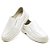 Sapato Branco Masculino Antistress Confortável Couro Pelica - Imagem 4