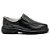 Sapato Preto Masculino Antistress Confortável Couro Pelica - Imagem 3
