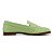 Mocassim Feminino Casual Verde Bico Quadrado - Imagem 3