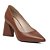 Sapato Feminino Scarpin Salto Triangulo Whisky - Imagem 1