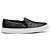 Tênis Feminino Slip On Couro Legítimo Preto - Imagem 1