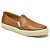 Tênis Feminino Slip On Couro Legítimo Caramelo - Imagem 1