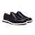 Sapato Casual Oxford Masculino Couro Legítimo Preto - Imagem 1