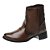 Bota Feminina Cano Curto Marrom SLZ - Imagem 2