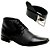 Kit Bota Social Masculina Preta + Cinto Torani SLZ - Imagem 1