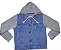 Jaqueta Jeans c/ Moleton e capuz - Unissex - Imagem 1