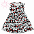 Vestido em malha verão infantil Menina - Disney - Imagem 1