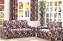 Capa de Sofa Adere Floral Vinho 02 e 03 Lugares - Imagem 3