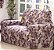 Capa de Sofa Adere Floral Vinho 02 e 03 Lugares - Imagem 5