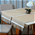 Caminho Trilho de Mesa 1 Peça Decorê 1.30m x 46cm Tecido 75% Juta / 25% Malva Bege - Imagem 3