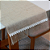 Caminho Trilho de Mesa 1 Peça Decorê 1.30m x 46cm Tecido 75% Juta / 25% Malva Bege - Imagem 1