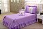 KIT COBRE LEITO URSINHA SOLTEIRO 3 PEÇAS LILAS - Imagem 1
